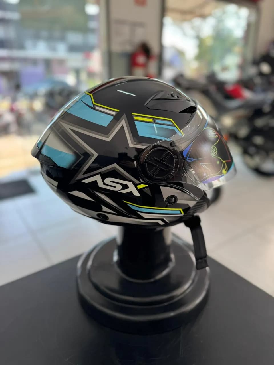 Capacete ASX City Air Pilot Brilho – Tam. 56/60
