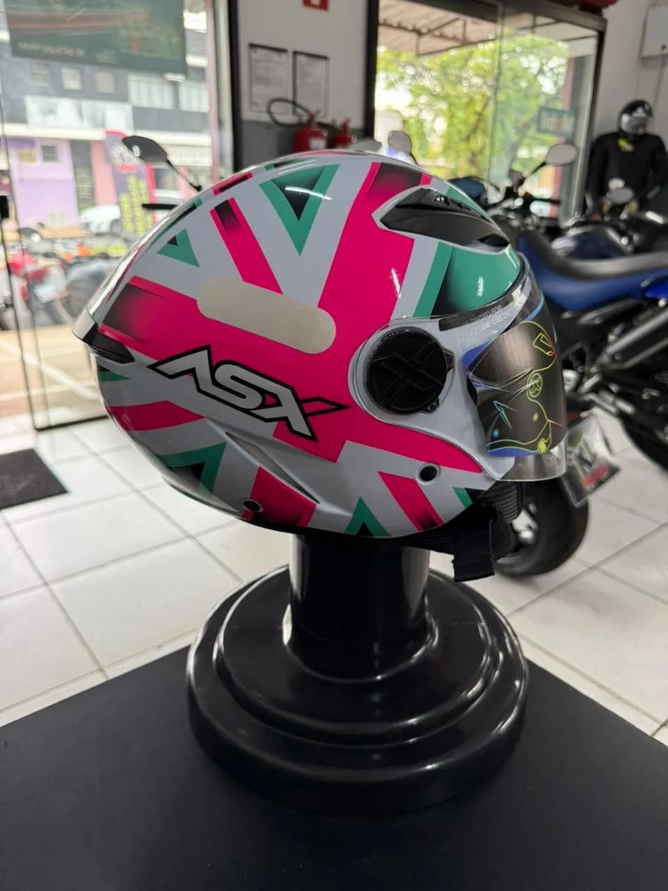 Capacete ASX City Air Kingdom Brilho Tam. 56