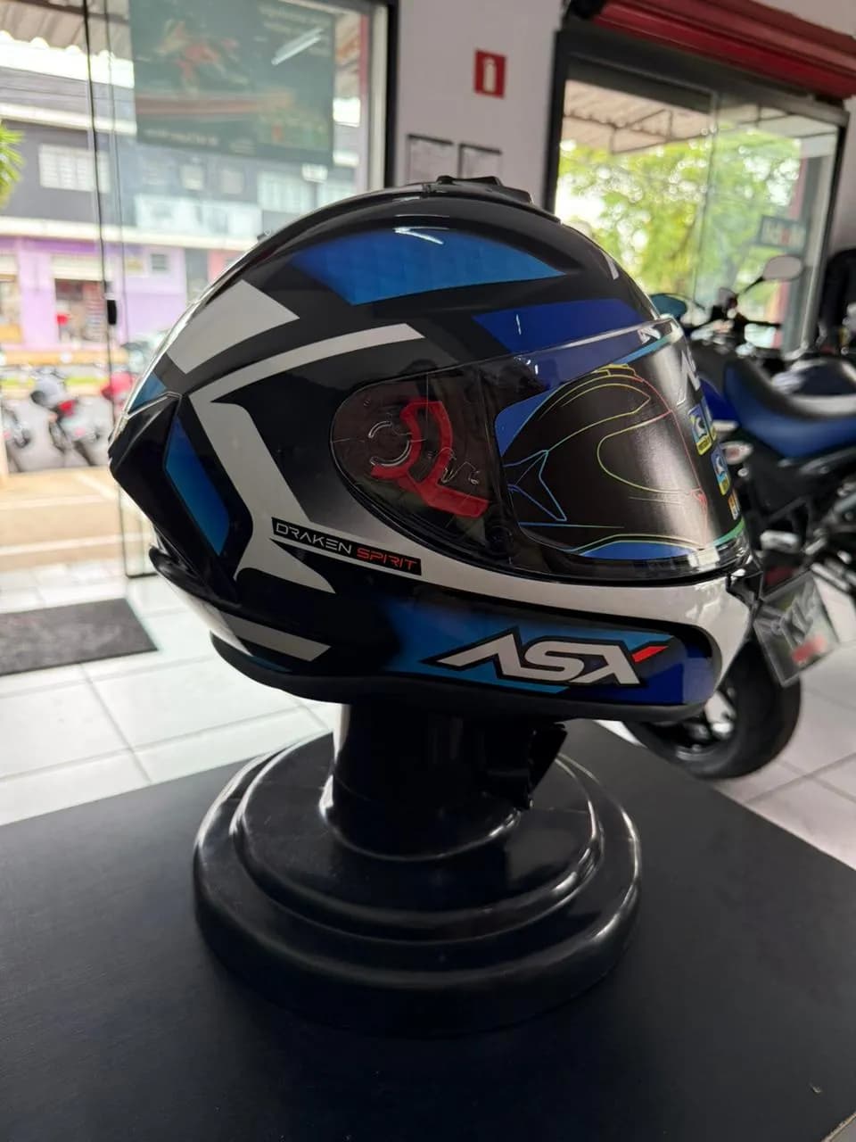 Capacete ASX Draken Spirit Brilho Tam. 60