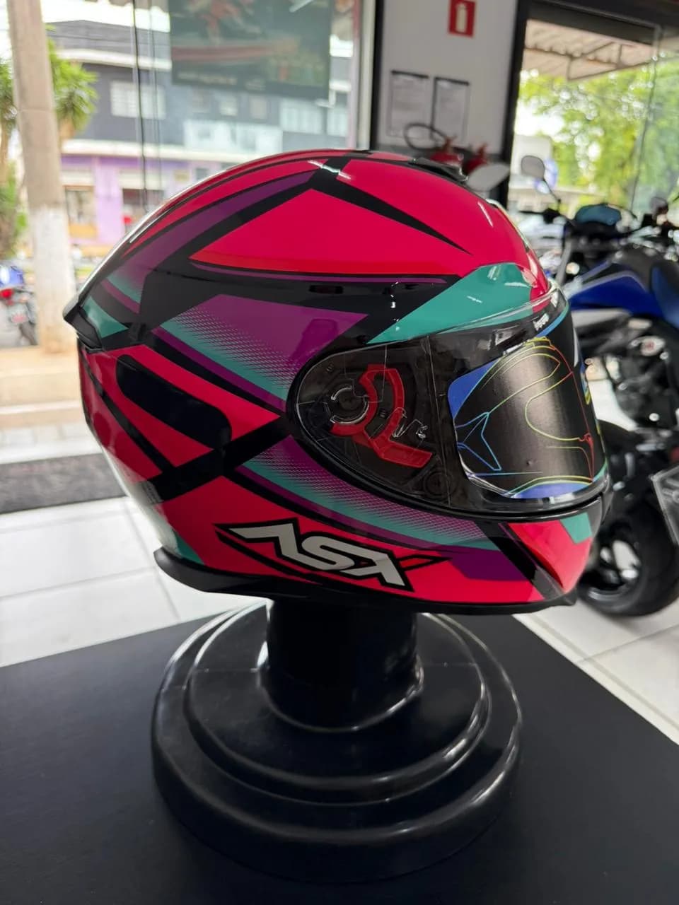 Capacete ASX Eagle SV Explorer Brilho Tam. 56